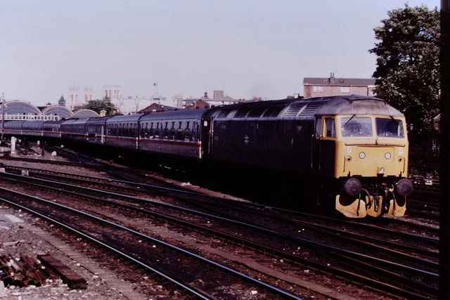 1980S BRITISH RAIL BR Diesel Electric Loco Railway Slide Ref 488 £3.99 ...