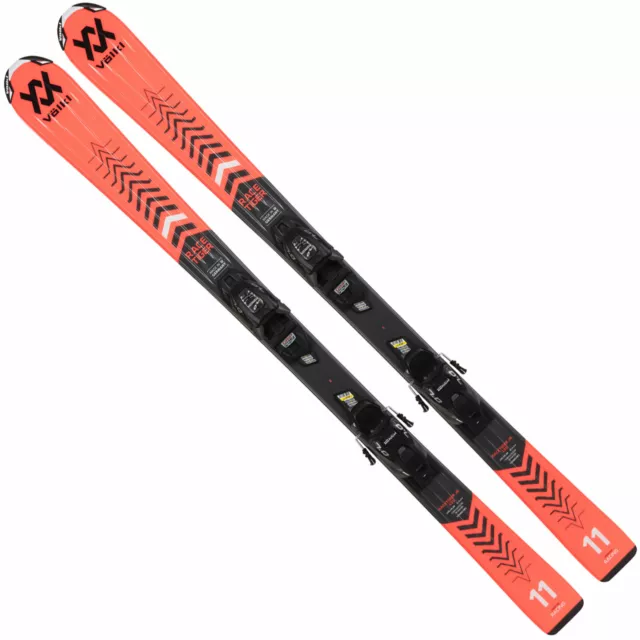 Völkl Racetiger JR vMotion Ski + 7.0 VMotion Bindung Kinder-Skiset Piste Alpin