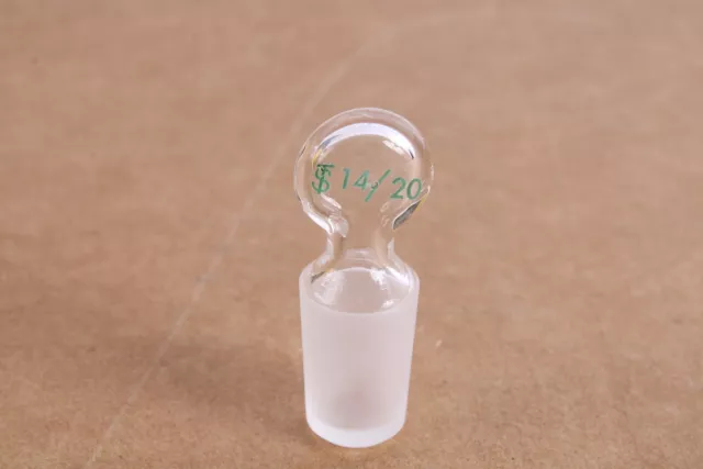 Chemglass Stopper, Pennyhead, Hollow, 14/20 CG-3000-14