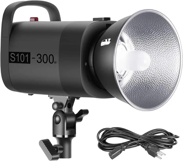 Linterna estroboscópica de estudio profesional Neewer S101-300W 300W 5600K