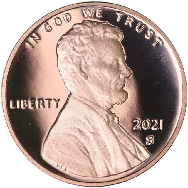 2021 S Lincoln Shield Cent Gem Deep Cameo Proof Penny