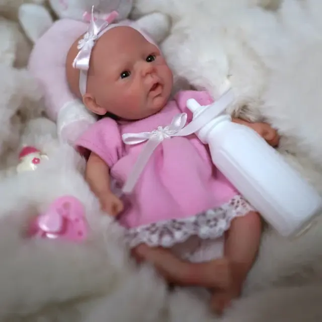 Micro Preemie Silicone Baby Girl Doll "Sophia" Reborn Doll Children Anti-Stress