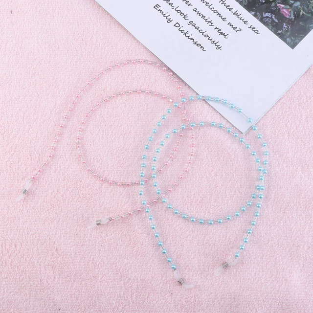 2 Pcs Eyeglass Bands Eyeglasses Holder Strap Silicone Lanyard Glasses Strap 2