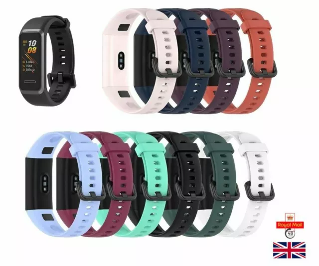 Soft Silicone Strap Replacement Watch Band for HUAWEI Band 4 / Honor Band 5i UK