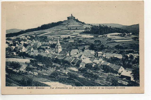 DABO  Moselle CPA 57  vue sur la cité