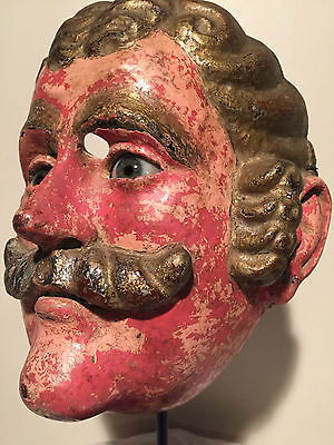 Antique, ca1890-1910, Ethnographic, Wooden Mask Guatemala (Guatemalan) 8