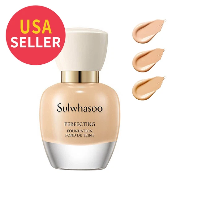 US SELLER Sulwhasoo Perfecting Foundation SPF17/PA+