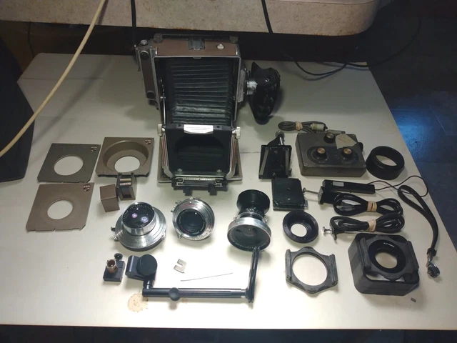 Linhof Technika Schneider-Kreuznach West Germany Camera Lenses Module Estate Lot