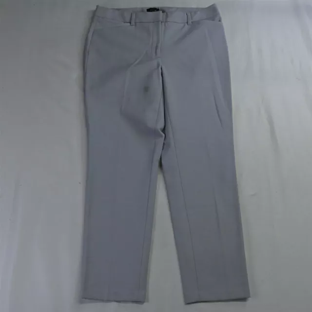 WHBM 10 Light Gray The Slim Ankle Stretch Womens Dress Pants