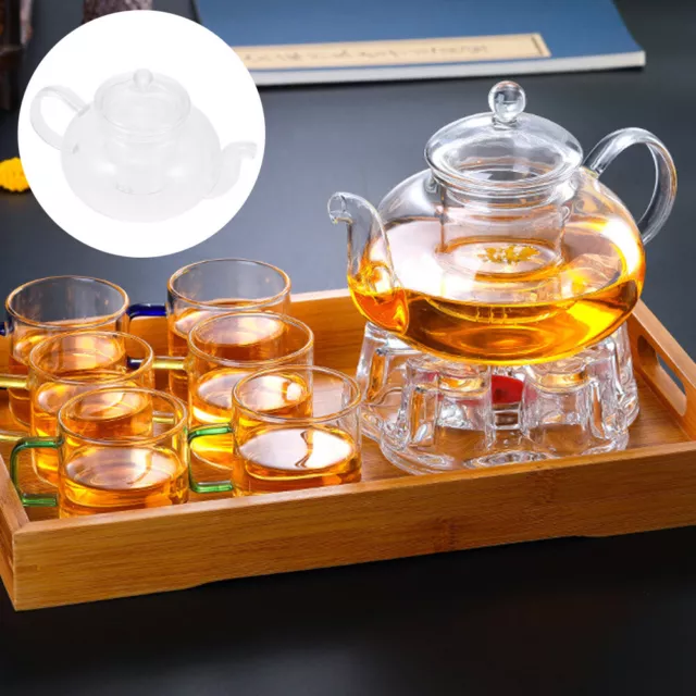 Filter Teapot Glass Teapot Teapot Stovetop Glass Pot Tea Maker Woman