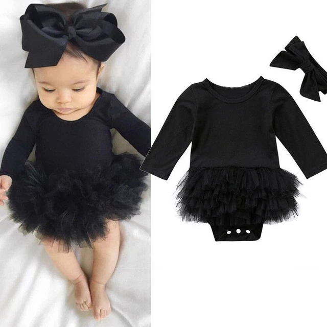 Set abiti fascia tulle tulle neonata neonata 4