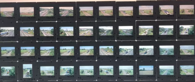 Original 35mm Train Slides X 40 Narrow Hill Junc Free UK Post Date 2003 (B51)