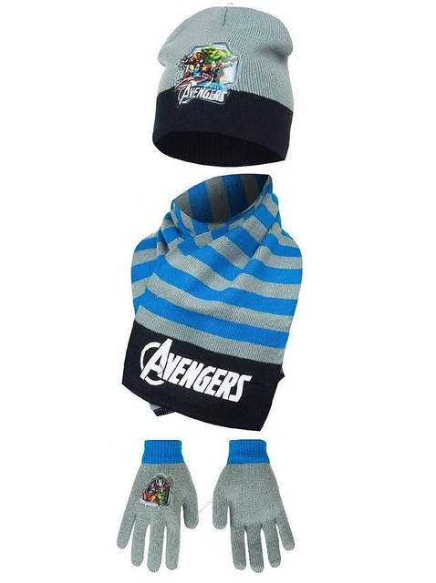 Bonnet Enfant Hiver Tricoté Tour de Cou Chaud Set de 3 Pièces