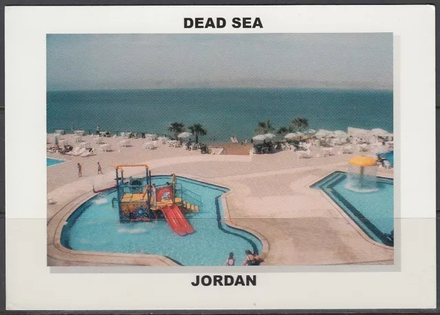 Jordanien Jordan used Post Card Postkarte Landschaft landscape Meer sea [cm580]