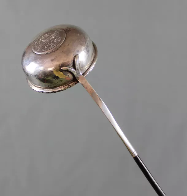 18th Century Silver Toddy Ladle