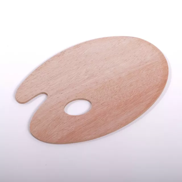 KÜNSTLER MISCHPALETTE | 30x20 cm, 5 mm, oval | Holz Farbpalette