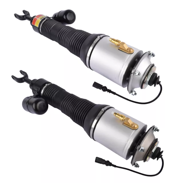 Pair Front VW Phaeton Bentley Continental GT Flying Spur Air Suspension Struts
