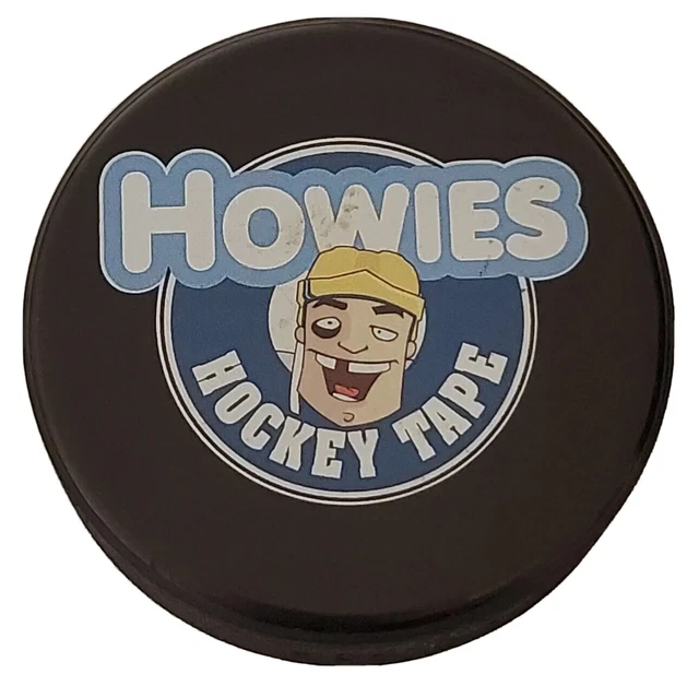 HOWIES HOCKEY TAPE reverse DETROIT WARRIORS AAA INVITATIONAL PUCK  🇨🇦 VINTAGE