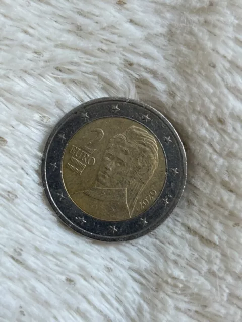 Pièce de 2 euros  Autriche 2002 Bertha Von Suttner  ( RARE)