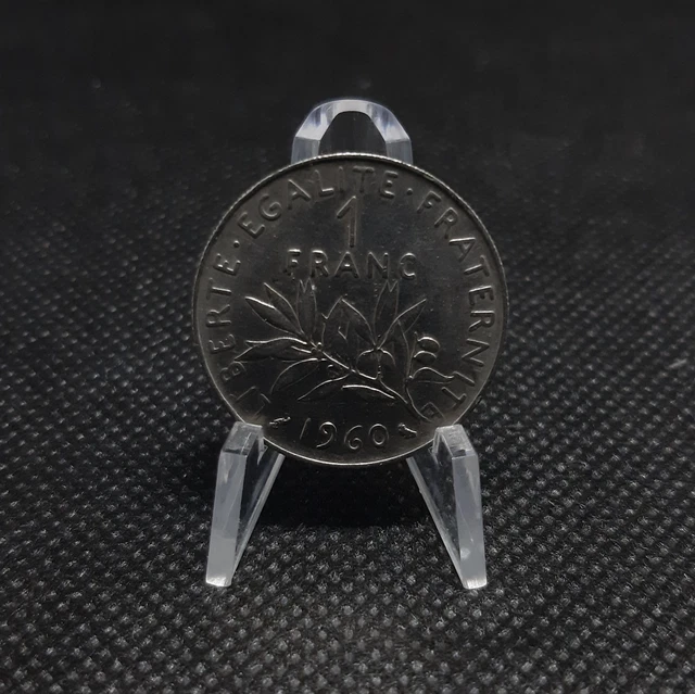1 Franc Semeuse Lagriffoul 1960 - Petit Modèle, Qualité TTB, Nickel