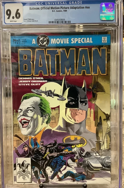 Batman: Official Movie Adaptation #nn CGC 9.6 DC 1989 Comic Book