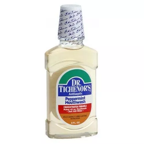 Dr. Tichenors Antiseptic Mouthwash Peppermint 8 oz By Dr. Tichenors