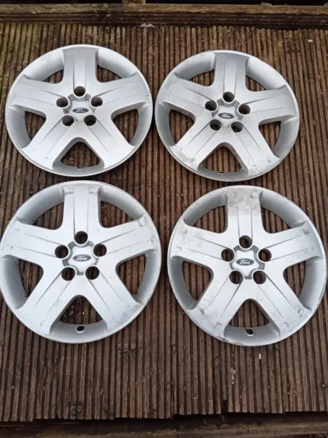 Set Of FORD Focus 16” Wheel Trims Hub Caps x4 Genuine Mondeo