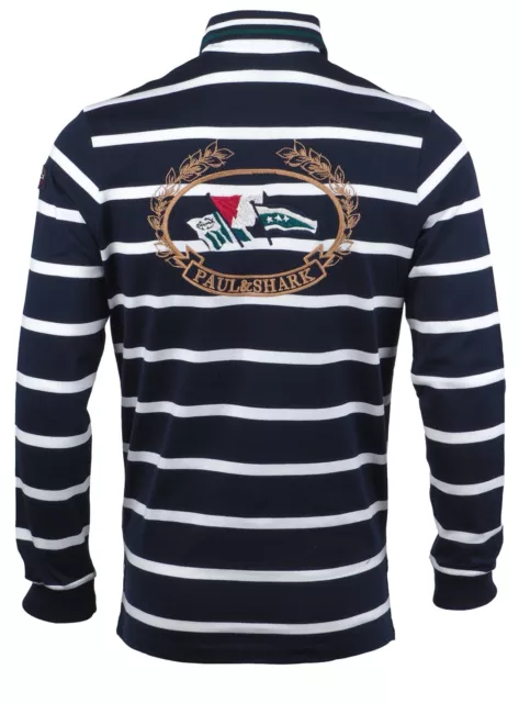 Paul & Shark Men's Jumper Size L Polo Shirt Yachting Made in Italy P20P1603