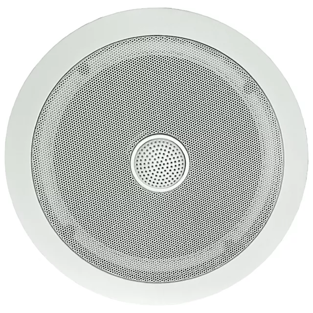 6.5" Pair Of 2-Way Pyle PDIC60 In Ceiling Wall HiFi Speakers Flush Mount White