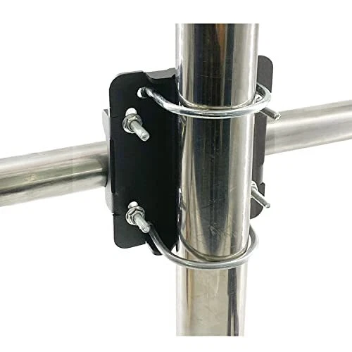 Antenna Mast Cross-Over Bracket Kit for 1.25" to 2.0" OD Pipes with He...