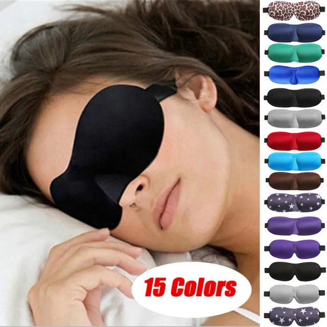 Parche de sombra para cubrir los ojos natural para dormir 3D portátil con los ojos vendados de viaje A-UL