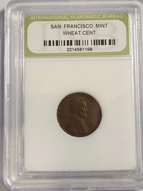 1951 S Lincoln Wheat 1c Circulated Slabbed (Encapsulated) - NOT graded - #29