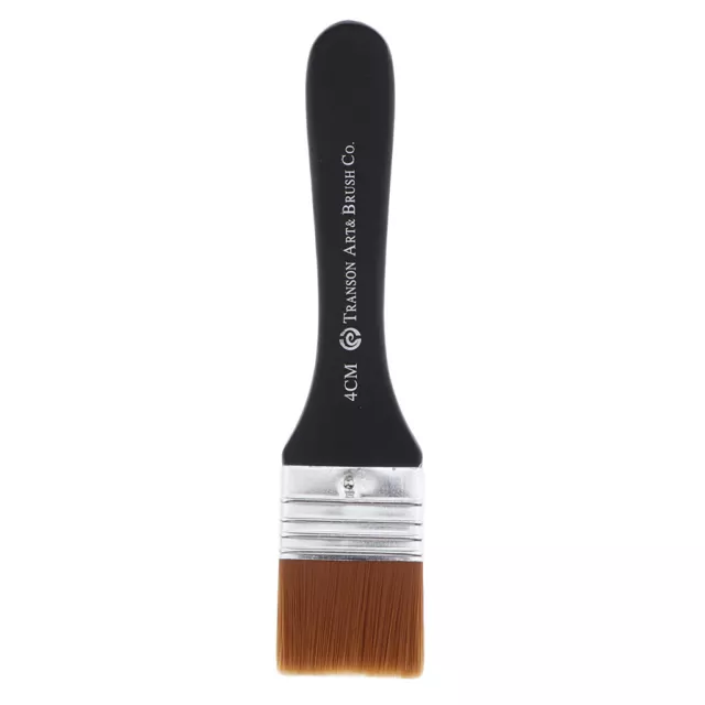 Professional Flat Paint Brush Nylon Hair Paint Brushes for Oil Acrylic