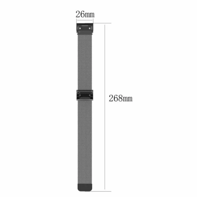 20/22/26mm Milanese Magnetic Metal Watch Band Strap for Garmin Fenix 5 5S 5X 3