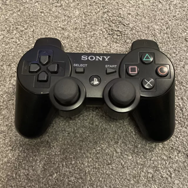 Official Genuine Sony PS3 DualShock Sixaxis Wireless Controller - Black A4