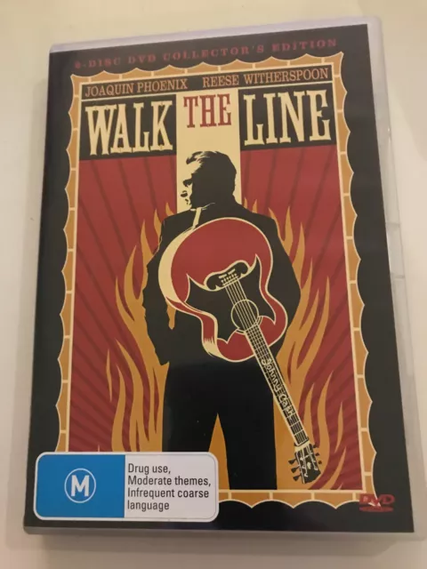 Walk The Line DVD Joaquin Phoenix Reese Witherspoon as Johnny Cash & June Carter