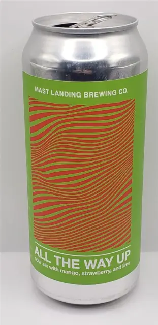 Craft Beer Can Mast Landing Brewing Company All The Way Up Sour Ale Mango Lime