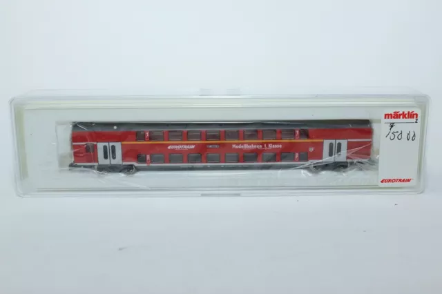 Z Scale Marklin Mini-Club 87295 Eurotrain Passenger Car Double Deck car DB 2