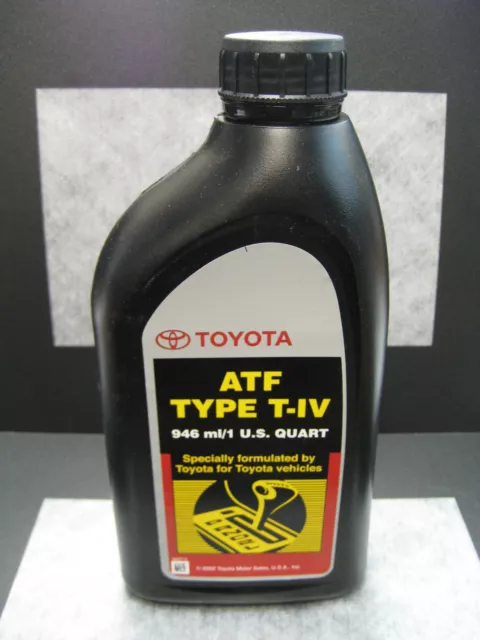 Toyota Lexus ATF Type T-IV Automatic Transmission Fluid OEM 1 quart