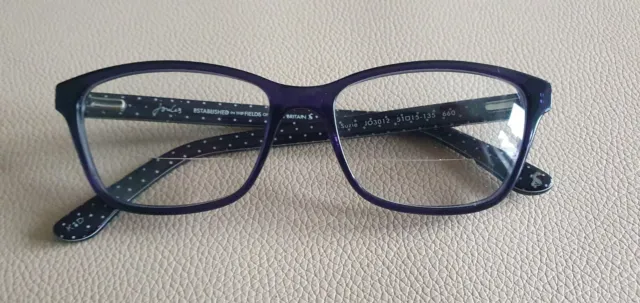 Joules blue glasses frames. Suzie.
