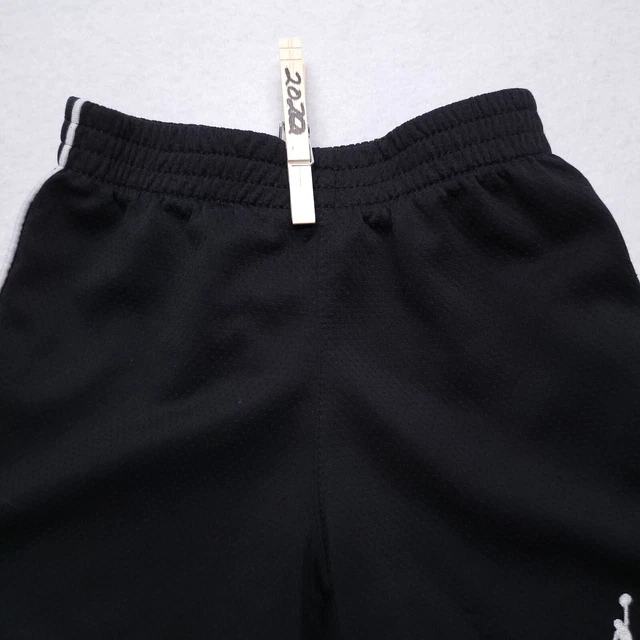 Nike Air Jordan Pull On Athletic Running Shorts Toddler Boys Size 2T Black White