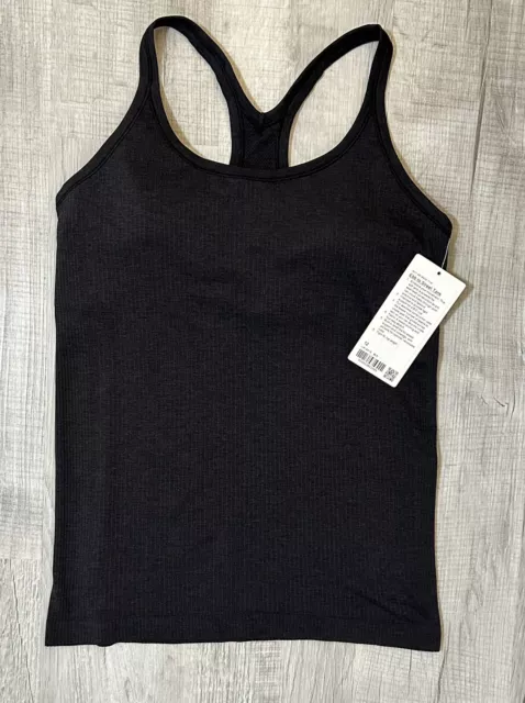 NEW Women Lululemon Ebb To Street Tank Top Light Support Cacao Size 4