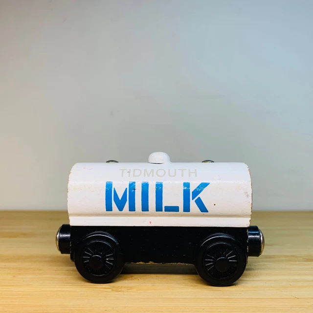 Milk Engine TIDMOUTH MILK TANKER - Thomas The Tank Engine & Friends Wooden Railway ...