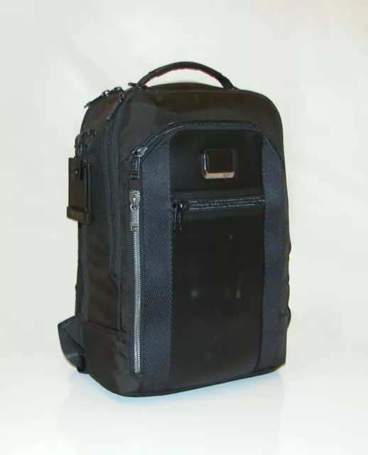 TUMI Alpha Bravo 2 'DAVIS' Business Laptop Backpack ~ 103320 232682 -Black - GR8