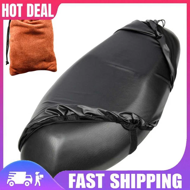 Motorcycle Seat Cover Waterproof Dustproof Motorbike Cushion Seat (L)