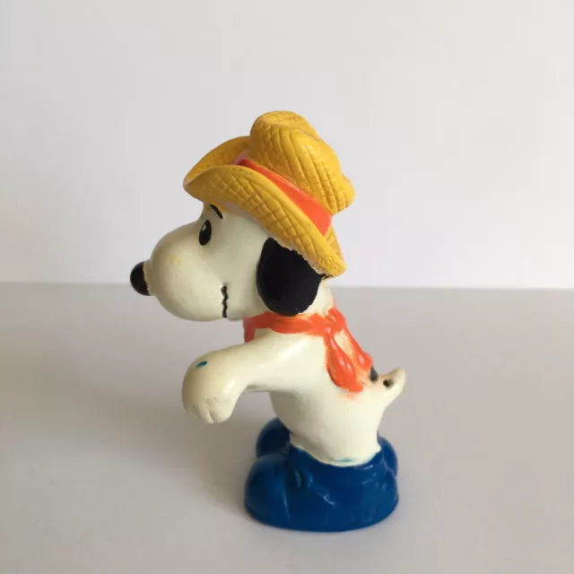 Fab Selten Vintage Vinyl Snoopy Quadratischer Tanz Spiel Ausstellung Figur Ornament 3