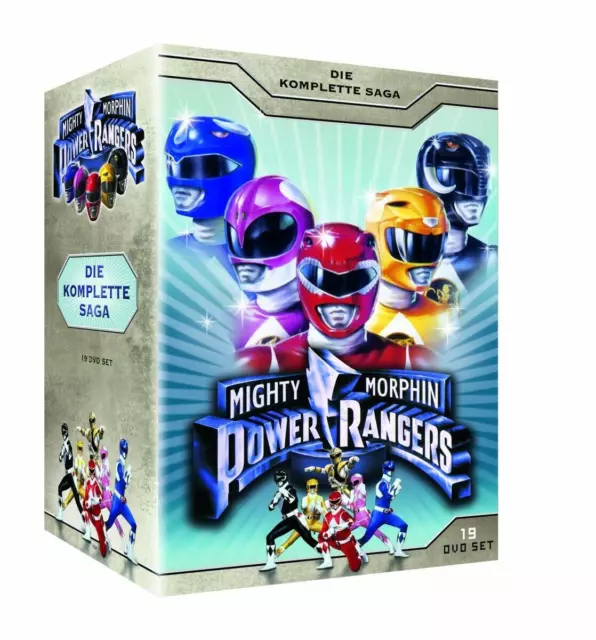 Mighty Morphin POWER RANGERS Komplette Serie 19 DVD EDITION NEU