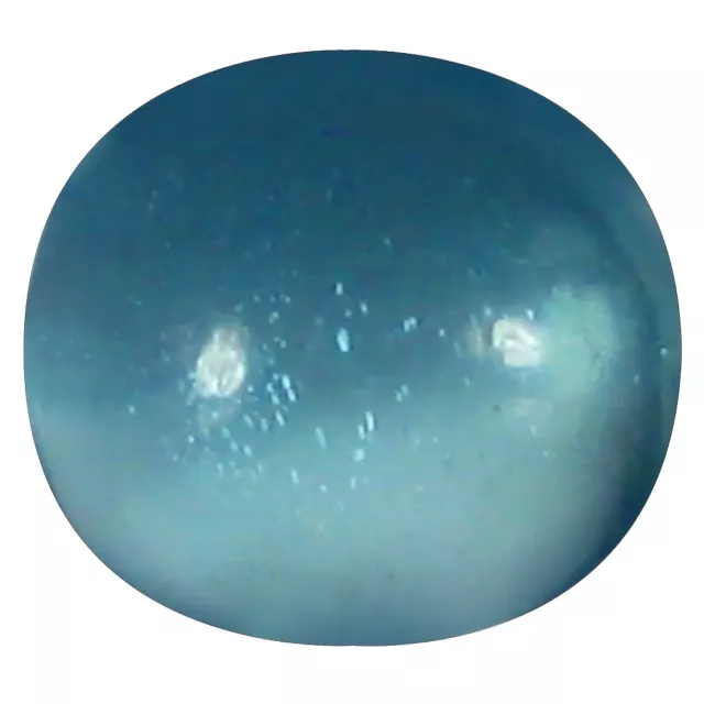 0.73 CT Ovale Cabochon Forme (6 X 5 MM ) Brésilien Paraiba Bleu Apatite Gemme