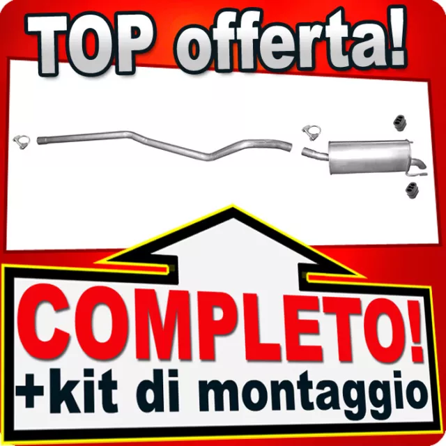 Scarico Completo per OPEL ASTRA H 1.7 CDTi 110/125CV Familiare Caravan Marmitta