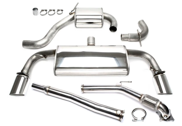 TA Technix Upgrade Set acciaio inox duplex impianto di scarico + downpipe per VW Golf 6 TSI